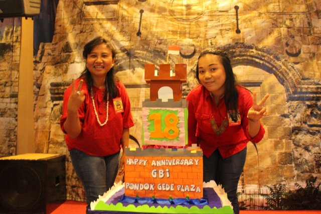 HUT GBI Pondok Gede Plaza ke 18